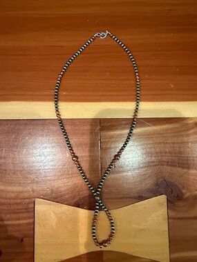 NWOT 18” Copper and Navajo Pearl necklace